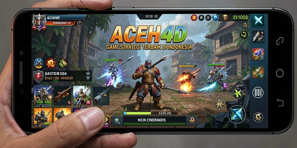 Tangkapan layar gameplay <strong>ACEH4D</strong> menampilkan aksi strategi yang mendebarkan.