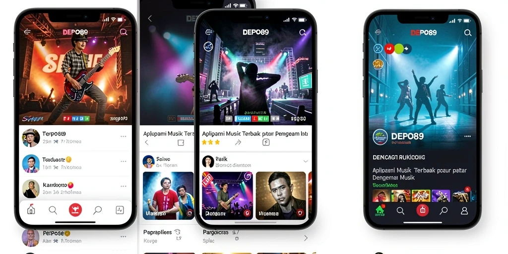 Tampilan gameplay interaktif DEPO89 dengan fitur musik yang menarik.