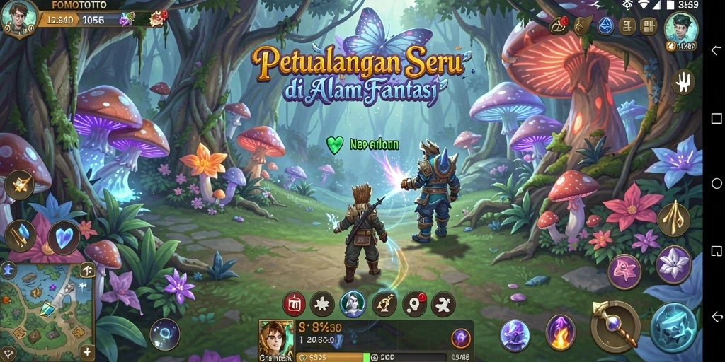 Screenshot dari gameplay FOMOTOTO yang menarik dan penuh aksi.