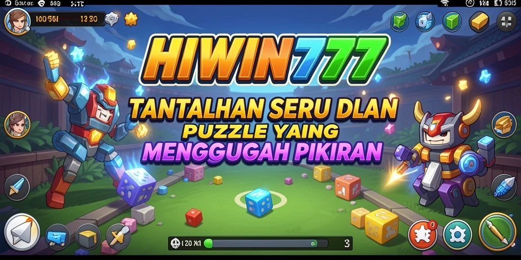 Gameplay HIWIN777 menampilkan tantangan Puzzle yang seru dan menarik.