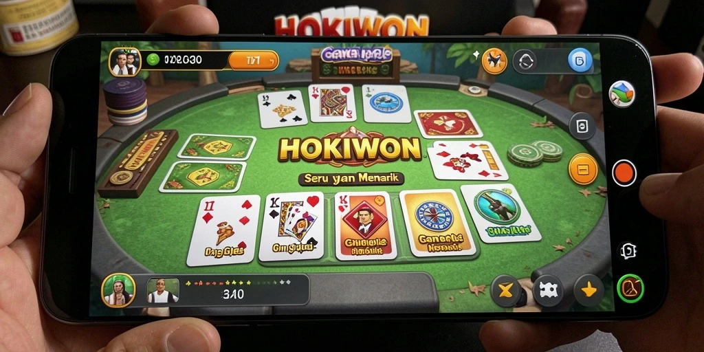 Gameplay seru HOKIWON dengan grafis menarik dan interaksi pemain.