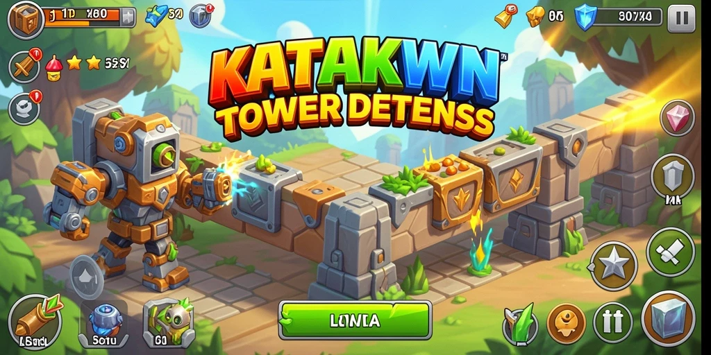 Tampilan gameplay KATAKWIN yang menegangkan dan penuh strategi.