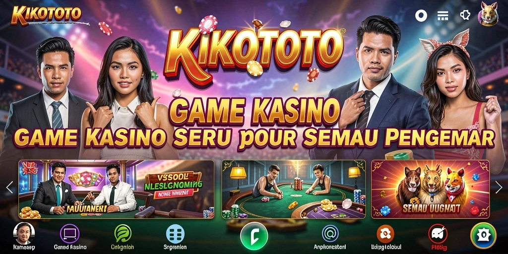 Tampilan menarik dari gameplay KIKOTOTO dalam dunia Kasino.