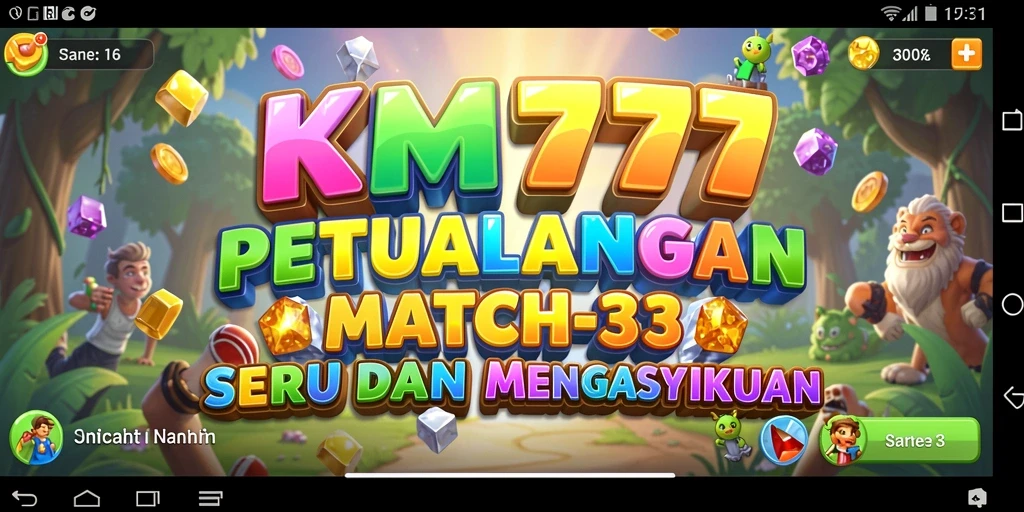 Tangkap momen seru di KM777 dengan gameplay Match-3 yang menarik.