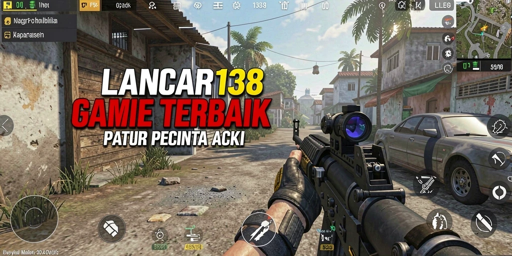 Tampilan seru gameplay FPS dalam LANCAR138.