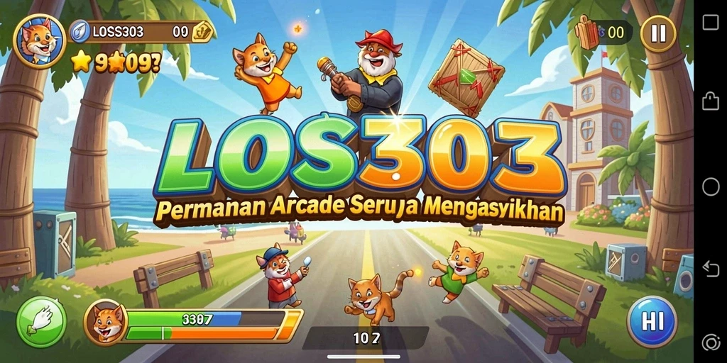 Tampilan gameplay seru dan menantang dari LOS303.