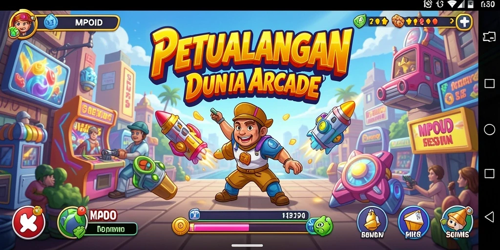 Tampilan gameplay seru dari MPOID yang penuh aksi.