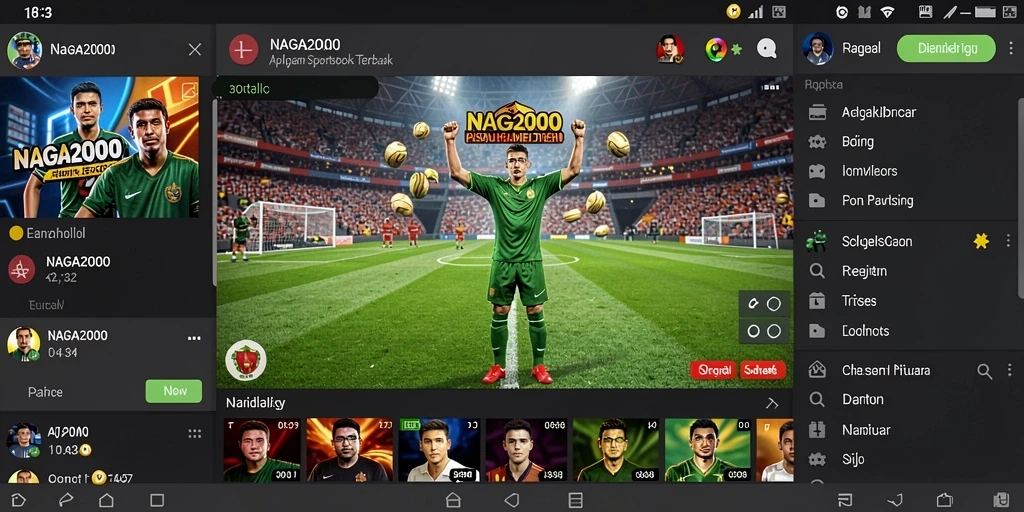 Tampilan gameplay menarik dari NAGA2000 yang menampilkan berbagai jenis taruhan.