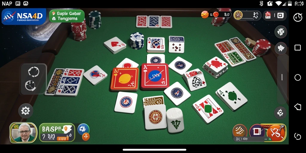 Gameplay Gaple menarik dan interaktif di NASA4D.