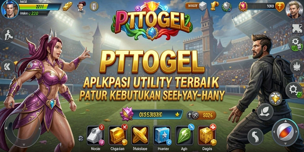 Tampilan antarmuka PTTOGEL yang bersih dan intuitif.