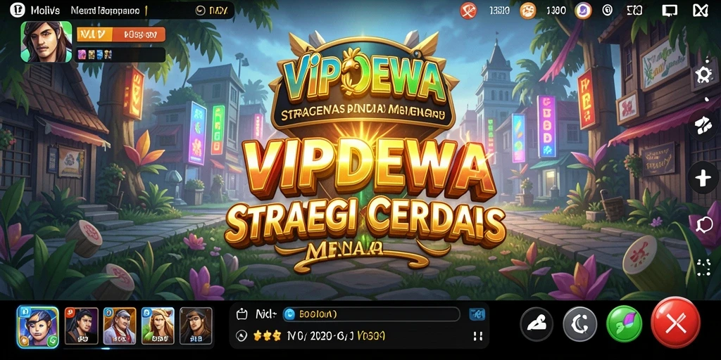 Tangkapan layar gameplay VIPDEWA yang menunjukkan strategi dan taktik.