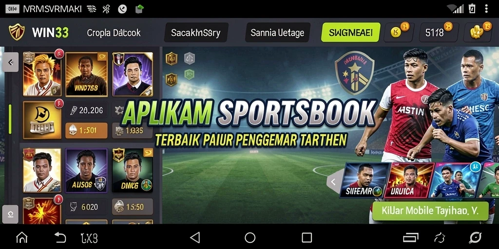 Tampilan gameplay Sportbook yang menarik dan interaktif.