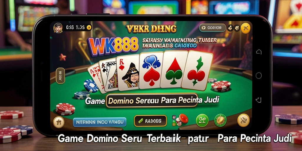 Tampilan seru gameplay Domino di WK888.