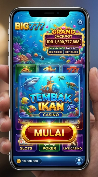 Tampilan antarmuka pengguna di big777 yang ramah.
